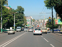 On the street in Penza