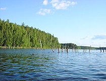 Lake in the Pskov region
