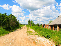 Country road in Pskov Oblast