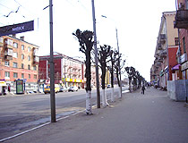 On the street in Ryazan