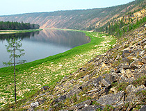 Siberian river in Yakutia