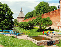Another preserved part of the Smolensk Fortress Wall