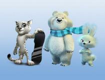 Sochi Winter Olympics mascots