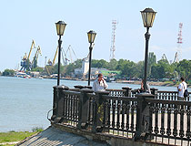 On the seafront in Taganrog