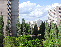 In a residential district of Tolyatti