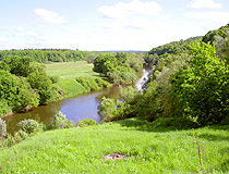 Small river in Tula Oblast