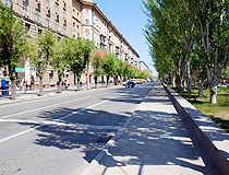 On the street in Volgograd