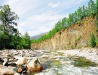 Mountain river in Amur Oblast