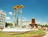 The fountain Three Lotus in Elista