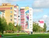 Colorful apartment buildings in Nefteyugansk
