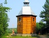Wooden chapel in Omsk Oblast