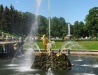 Samson and the Lion fountain in Peterhof